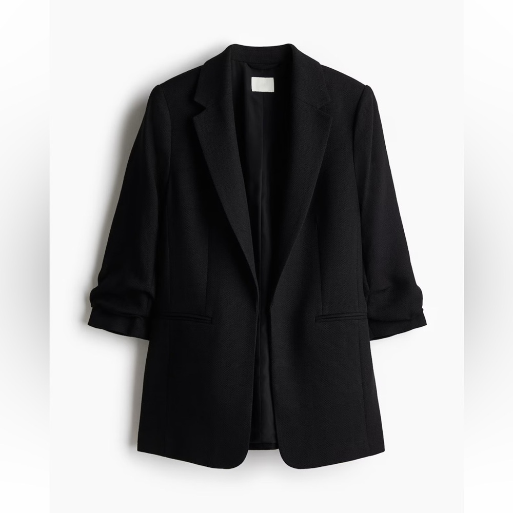 H&M Gathered Sleeve Jacket